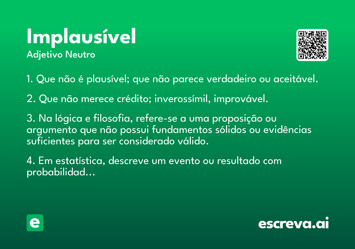 implausível