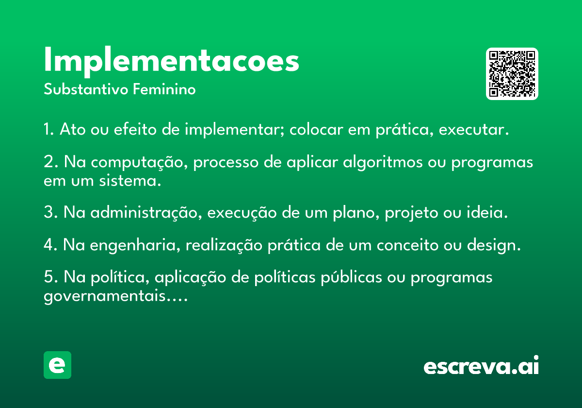implementacoes