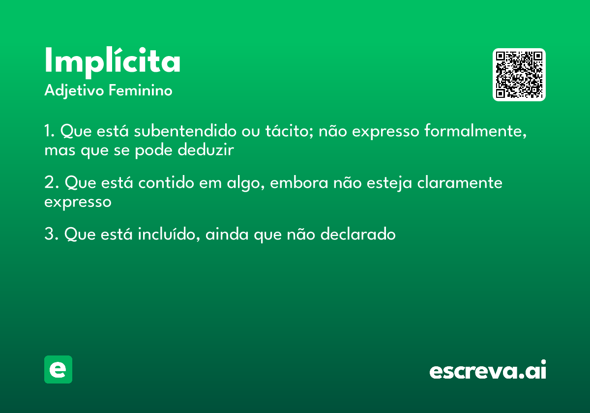 implícita