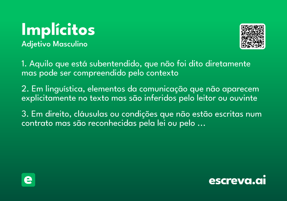 implícitos