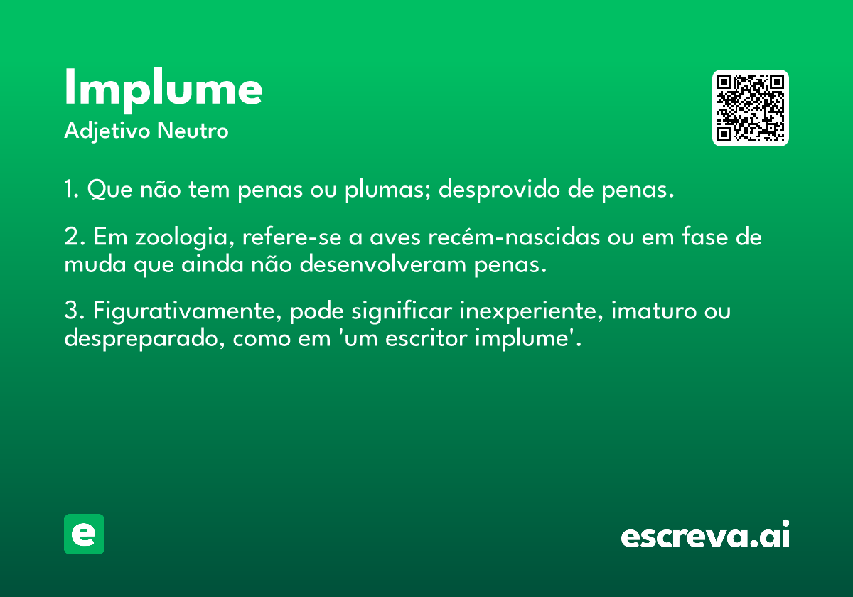 implume