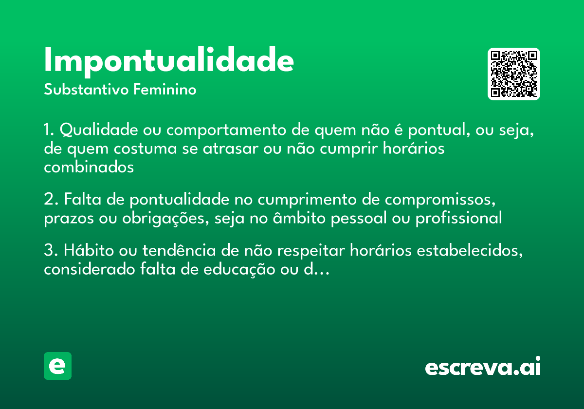 impontualidade