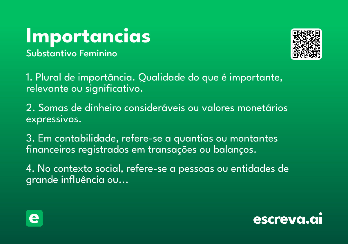 importancias