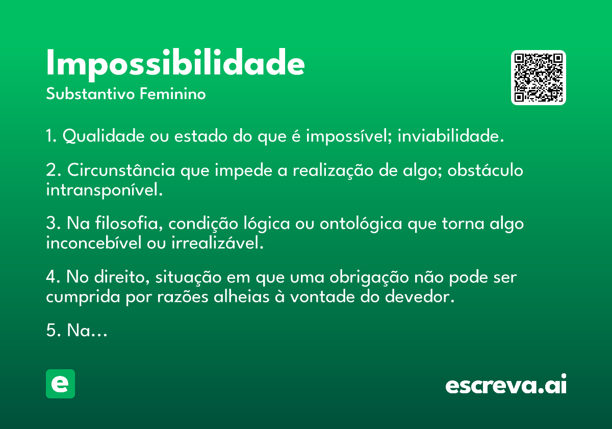 impossibilidade