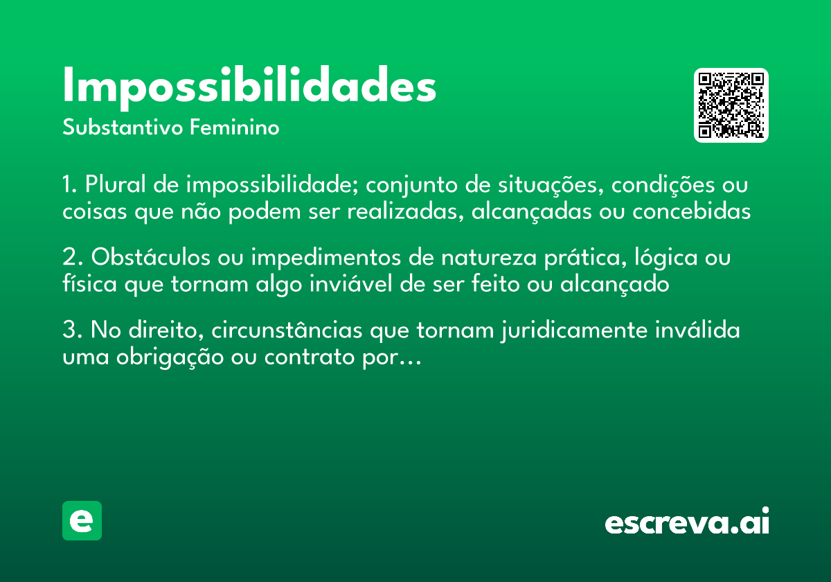 impossibilidades