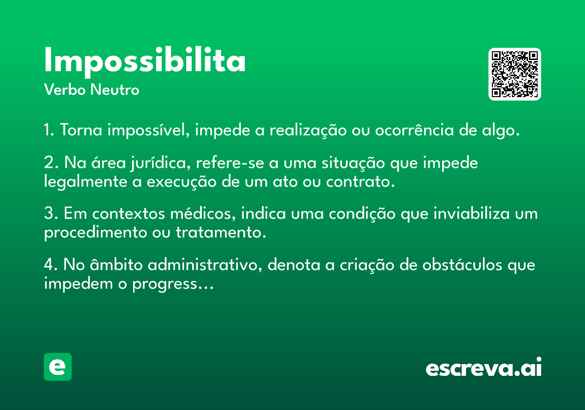 impossibilita