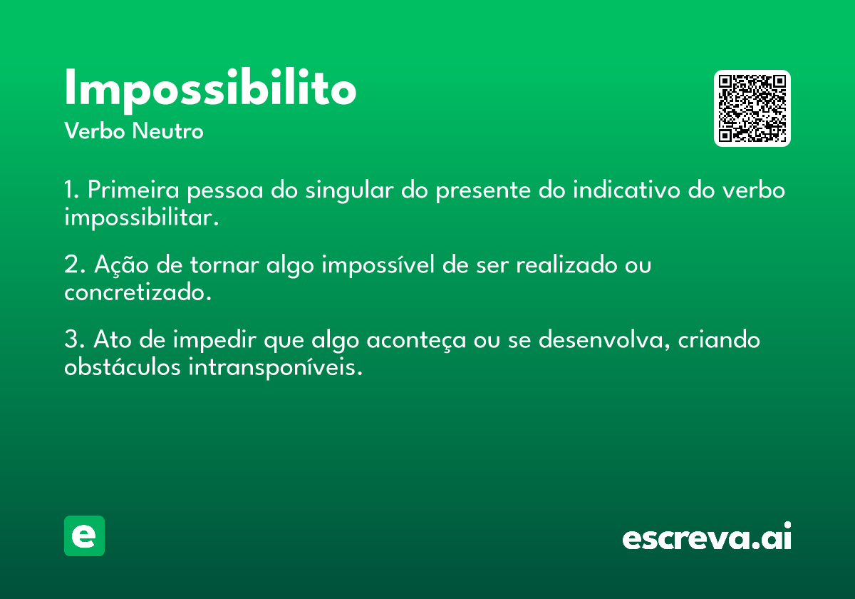 impossibilito