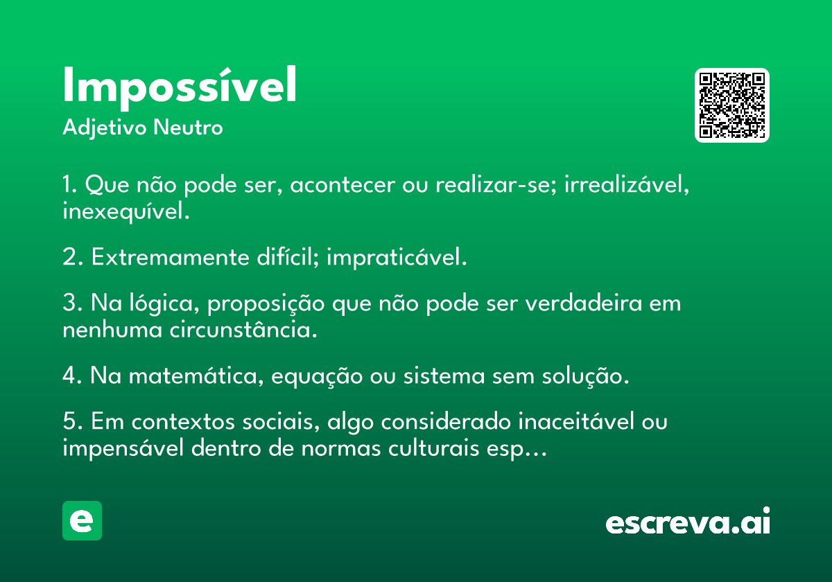 impossível