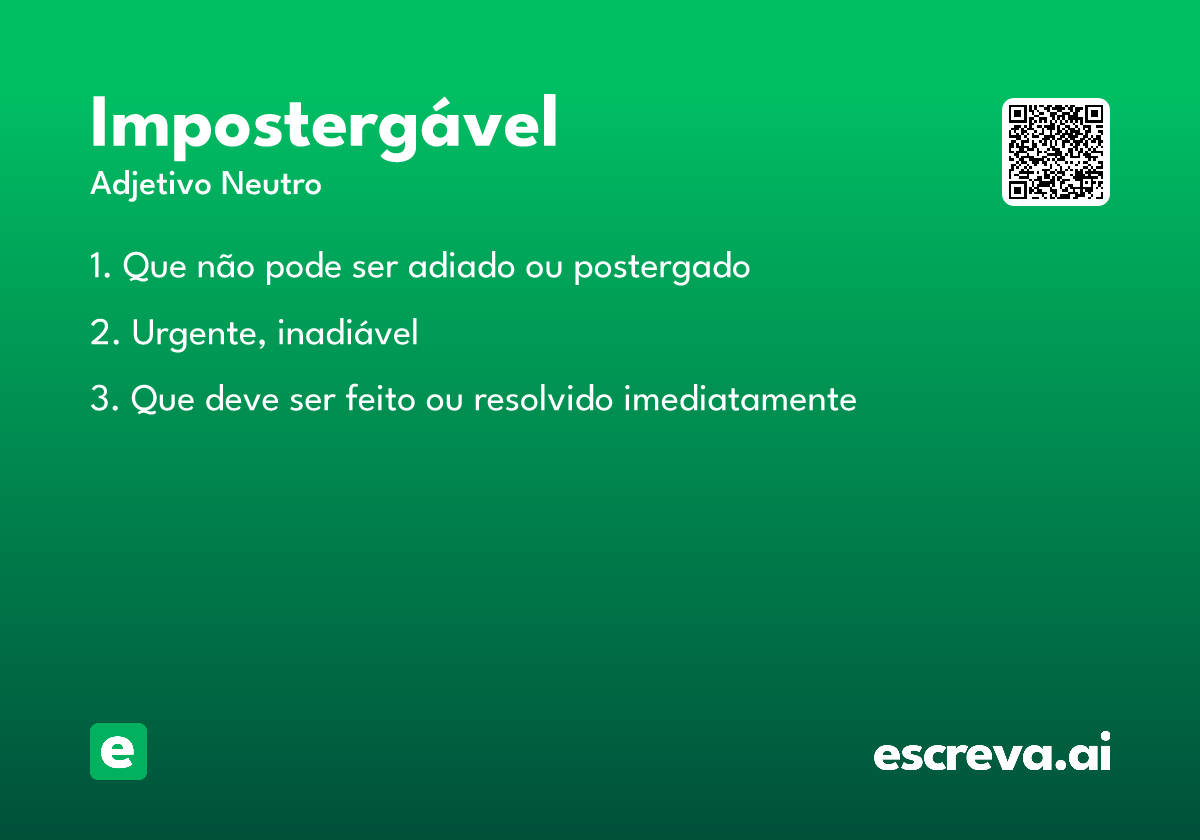impostergável