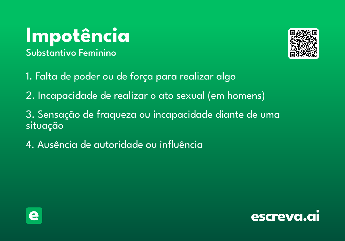 impotência