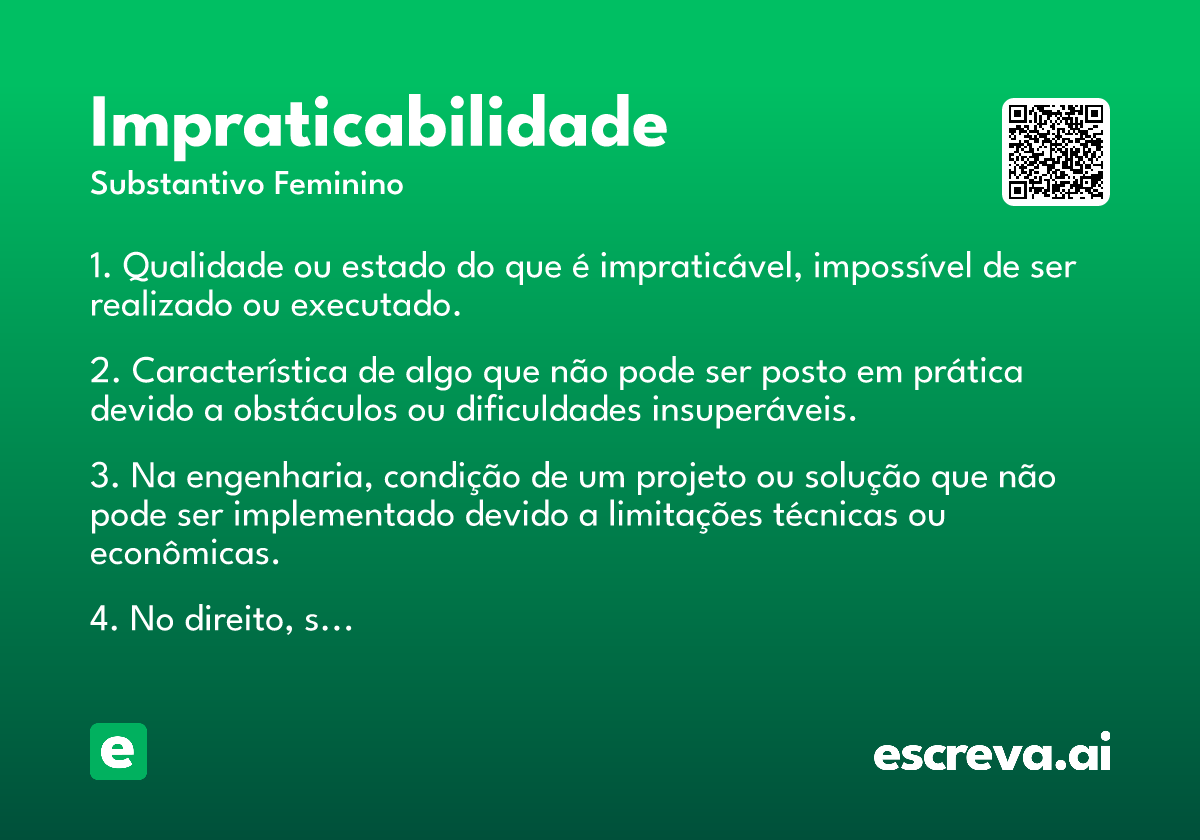 impraticabilidade