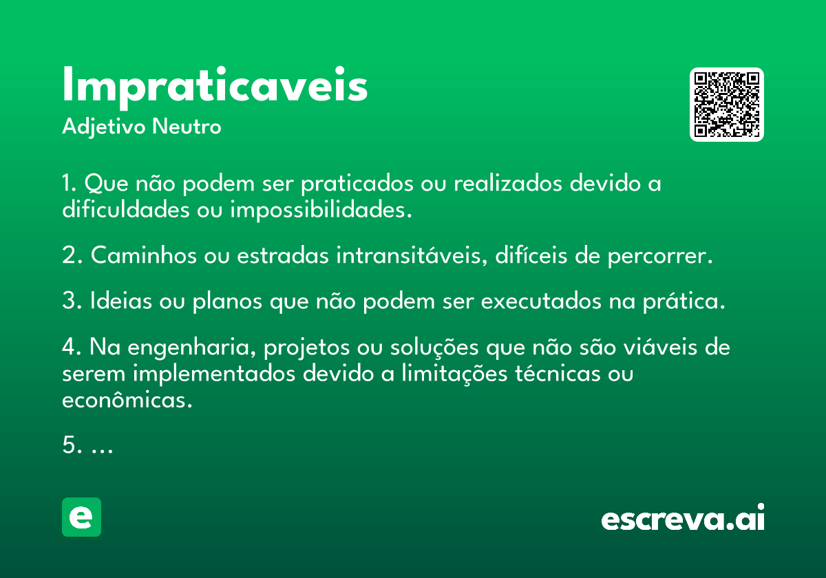 impraticaveis