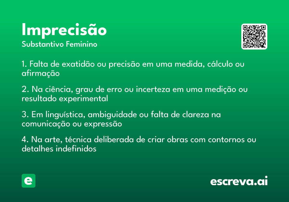 imprecisão