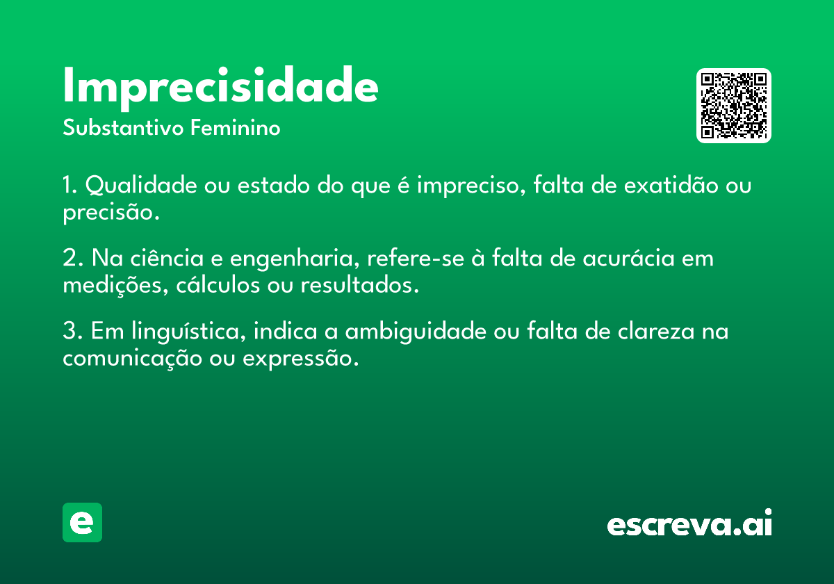 imprecisidade