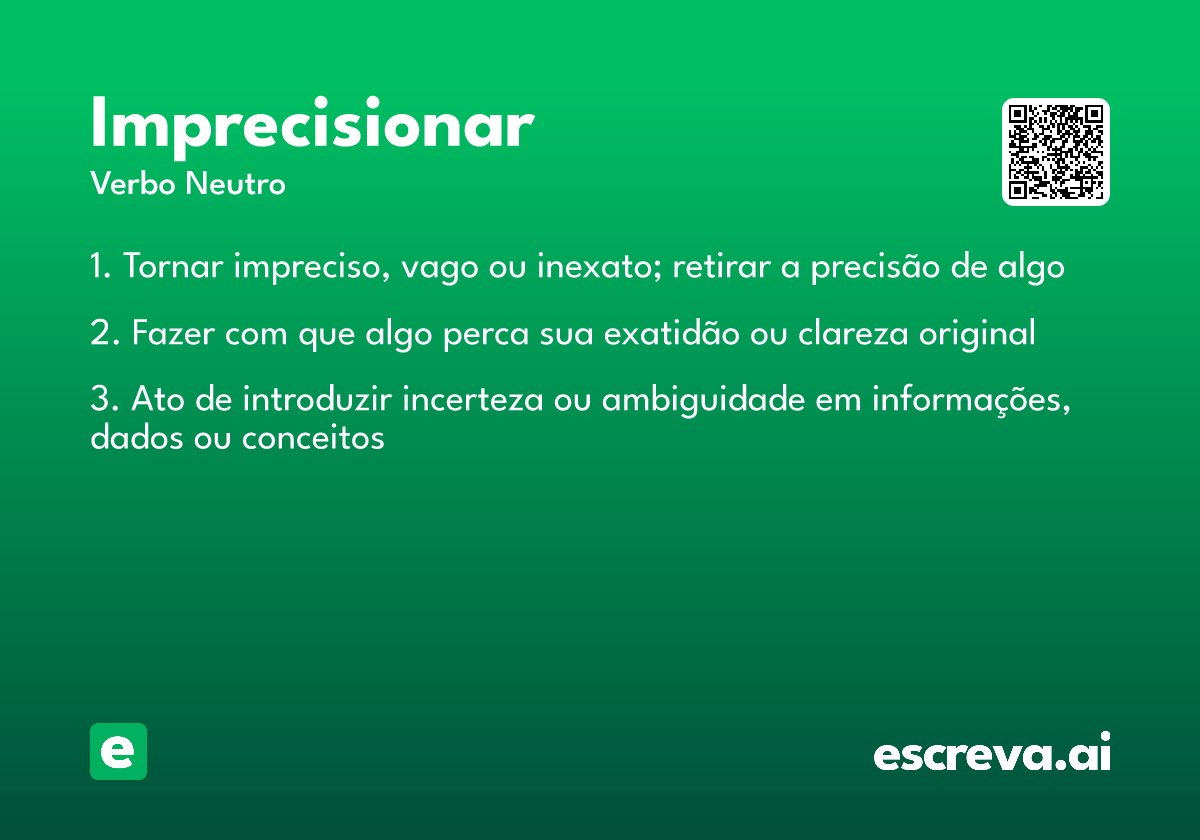 imprecisionar