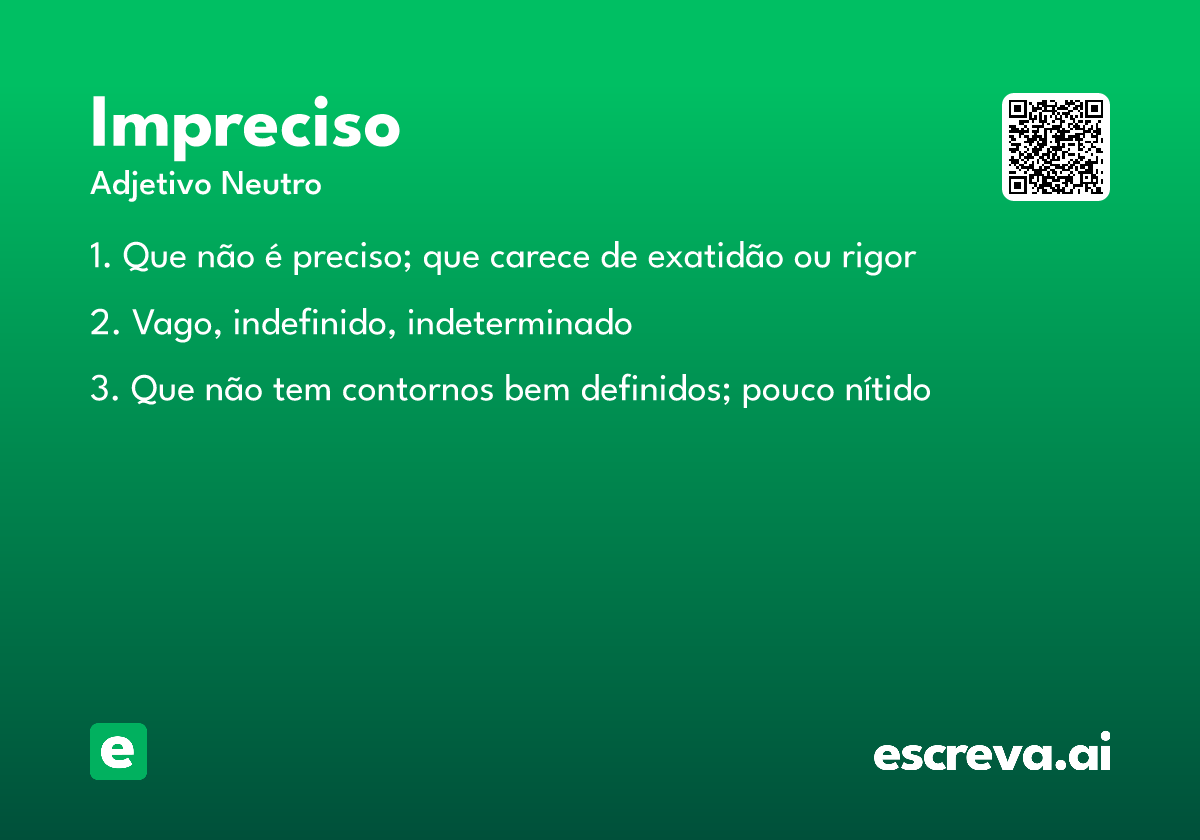 impreciso