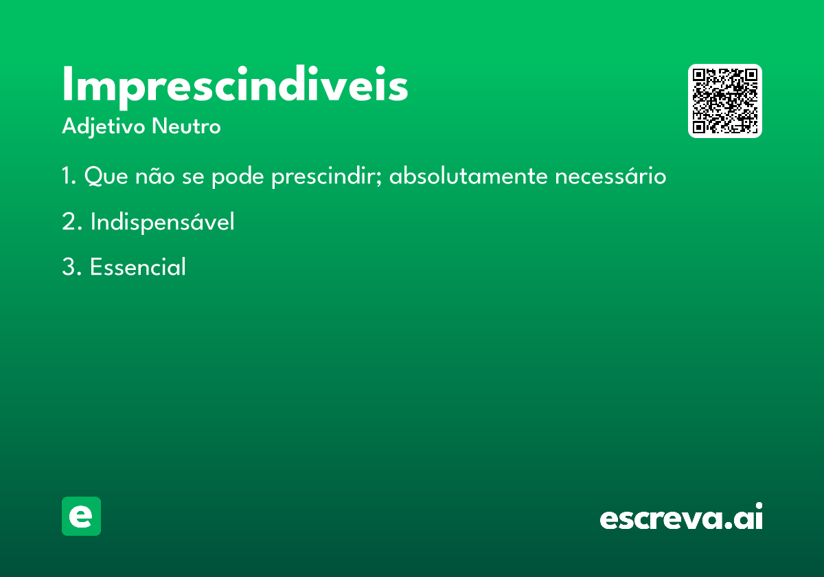imprescindiveis