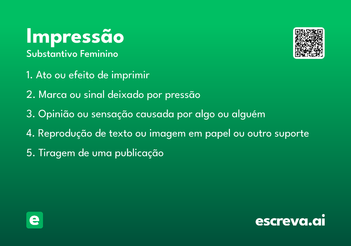 impressão