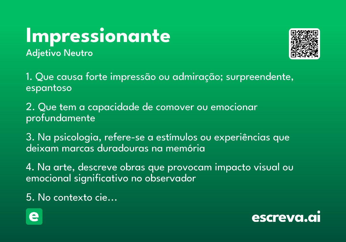 impressionante