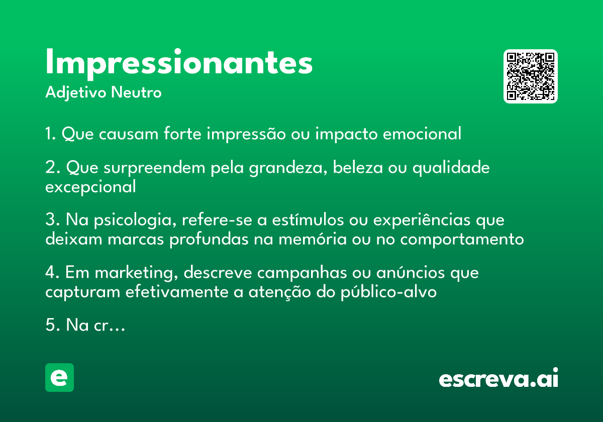 impressionantes