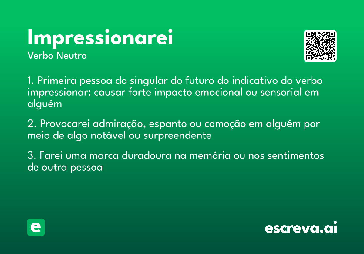 impressionarei