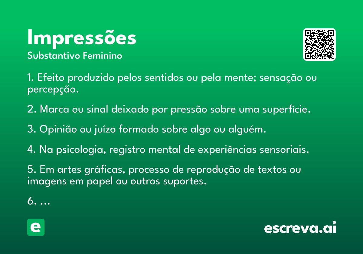 impressões