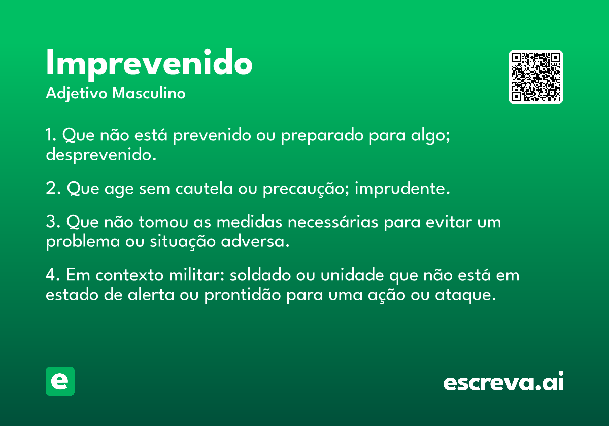 imprevenido