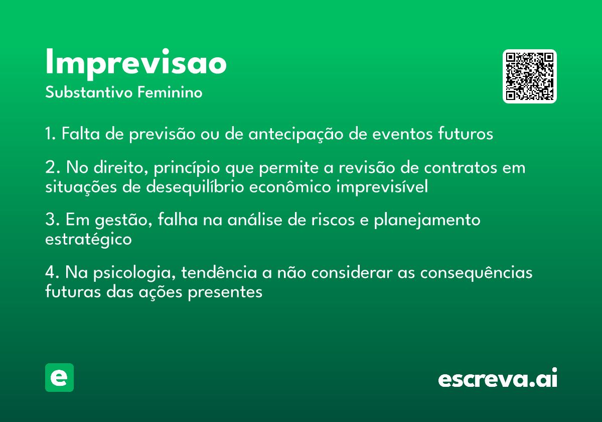 imprevisao