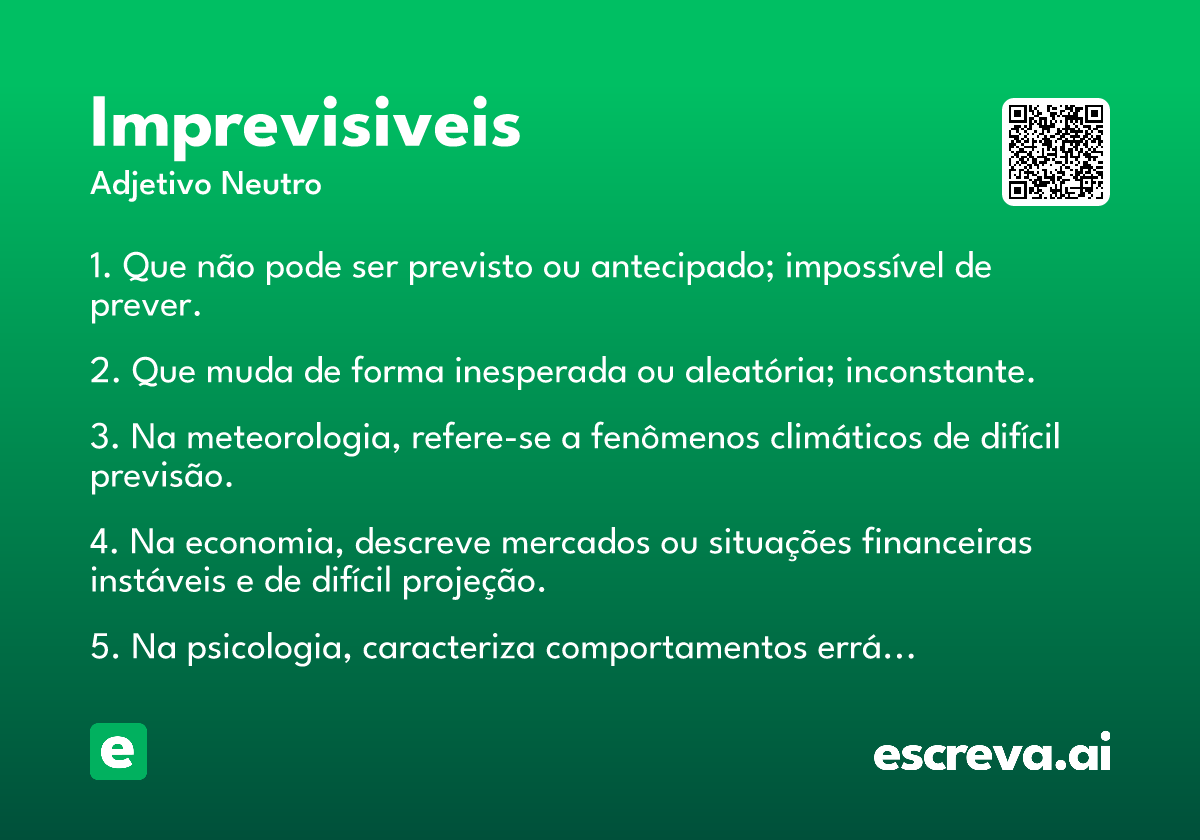 imprevisiveis