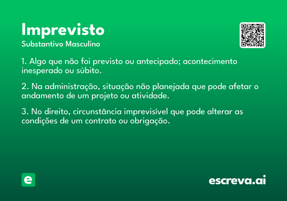 imprevisto