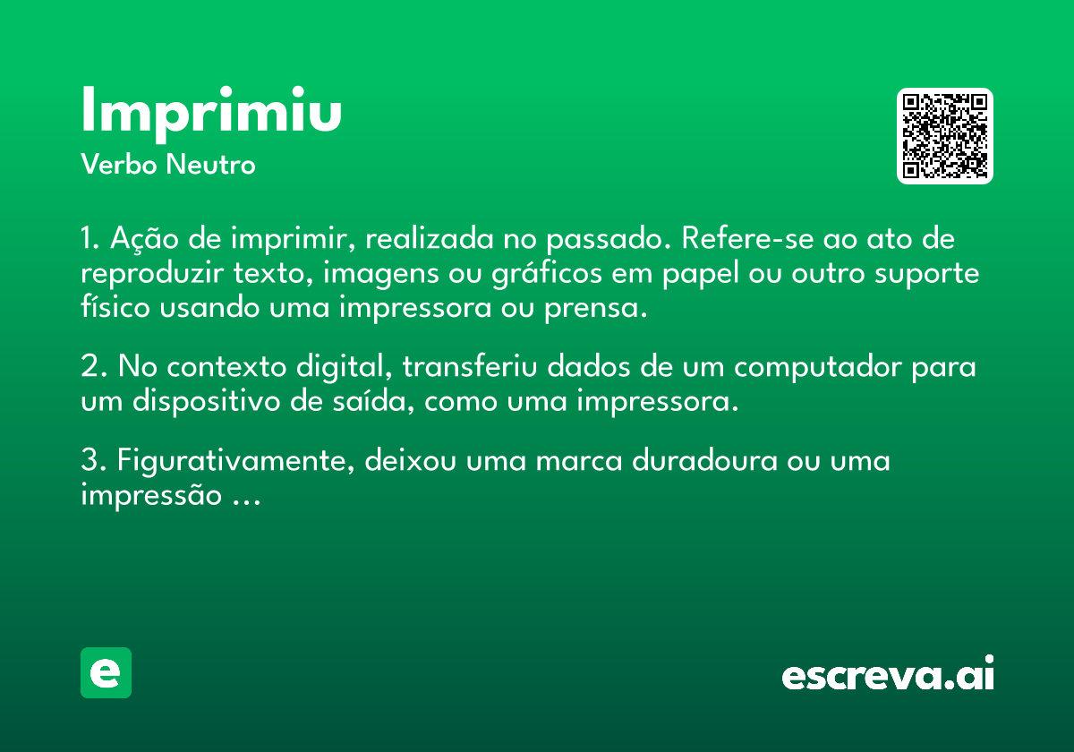 imprimiu