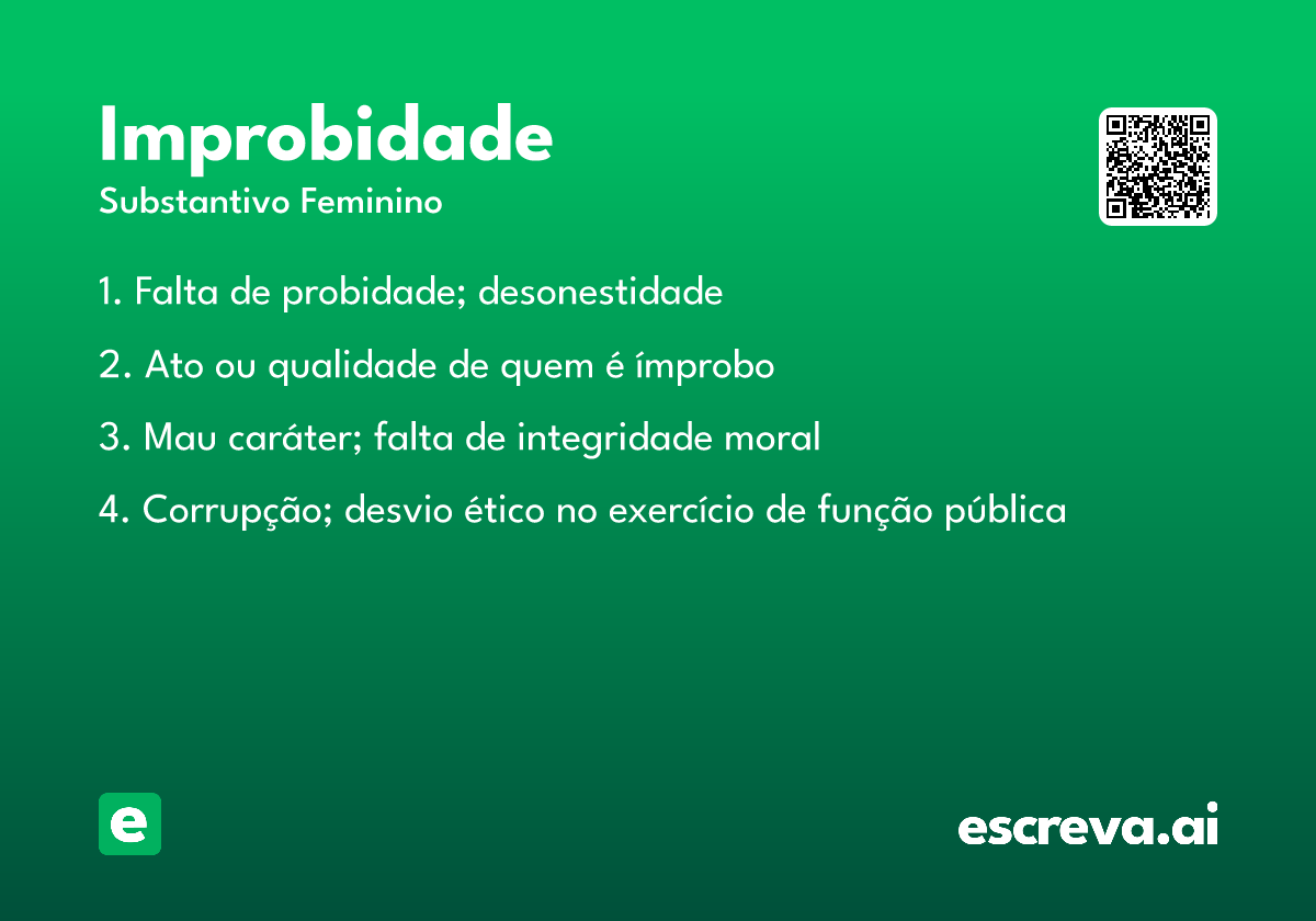 improbidade