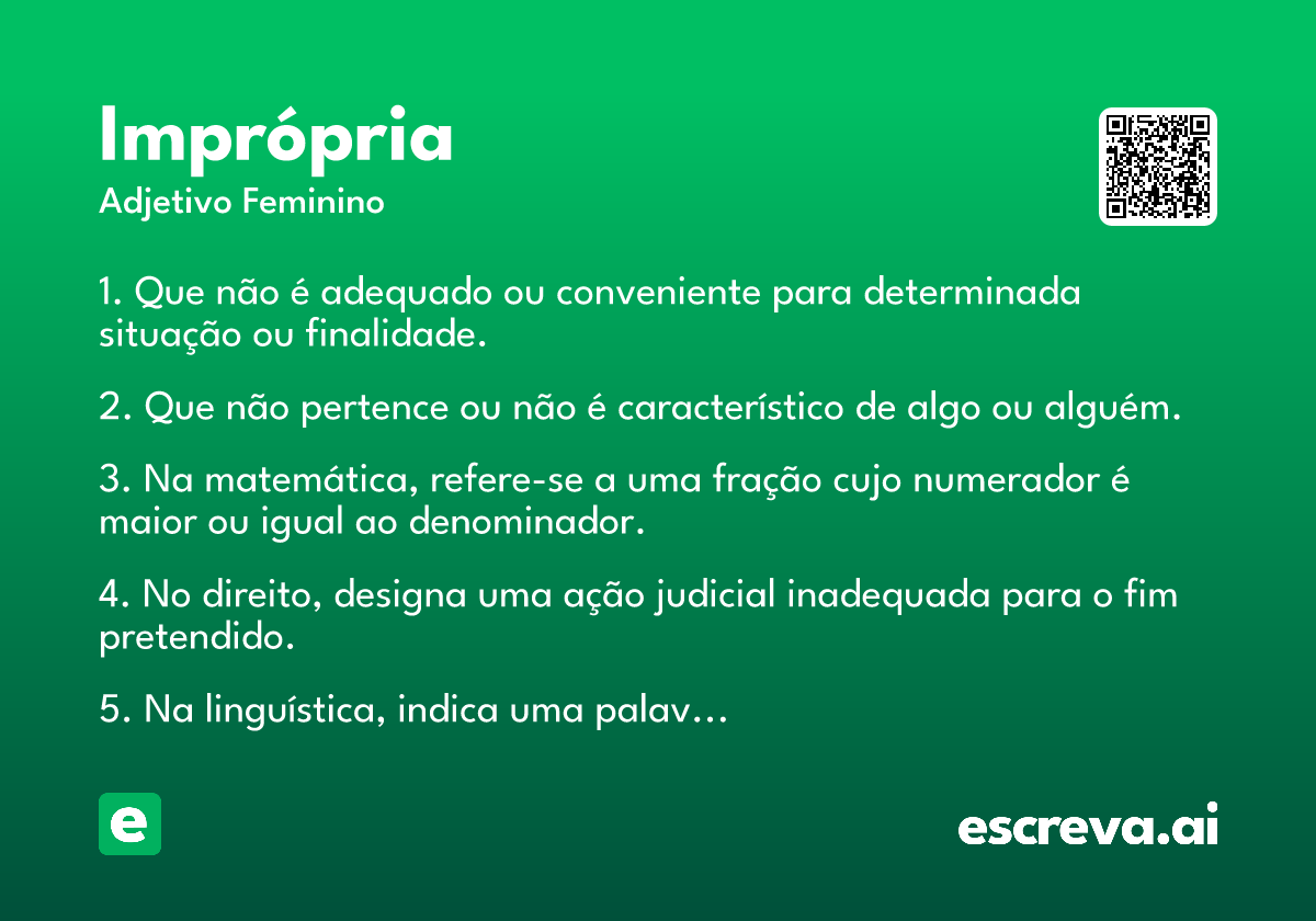 imprópria