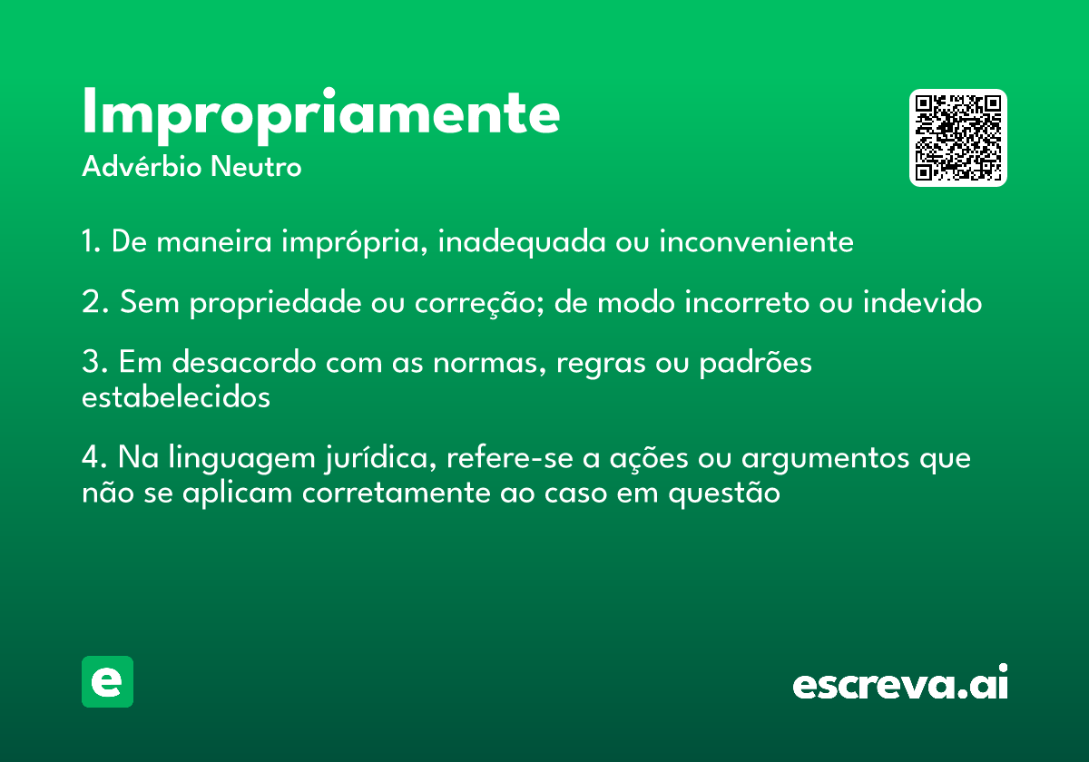 impropriamente