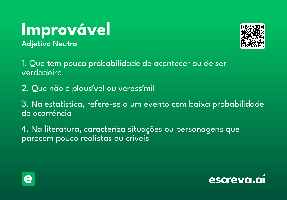 improvável
