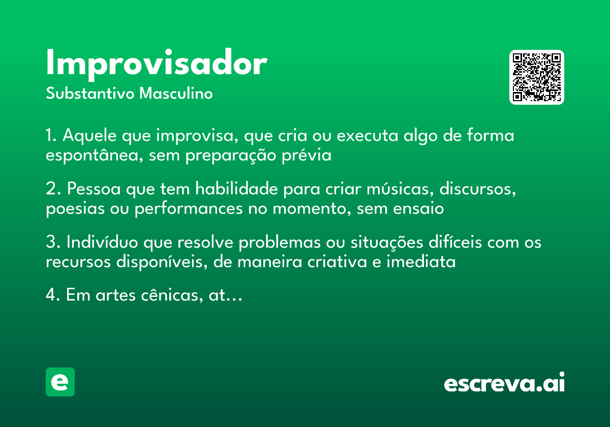 improvisador