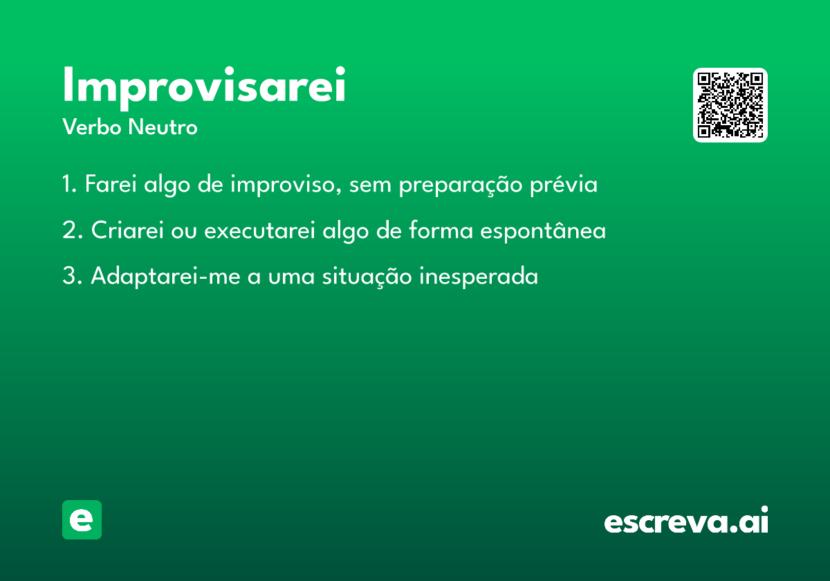 improvisarei