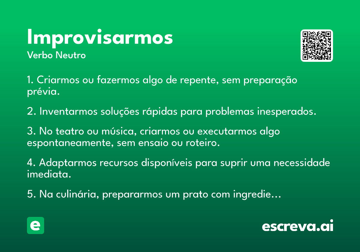 improvisarmos