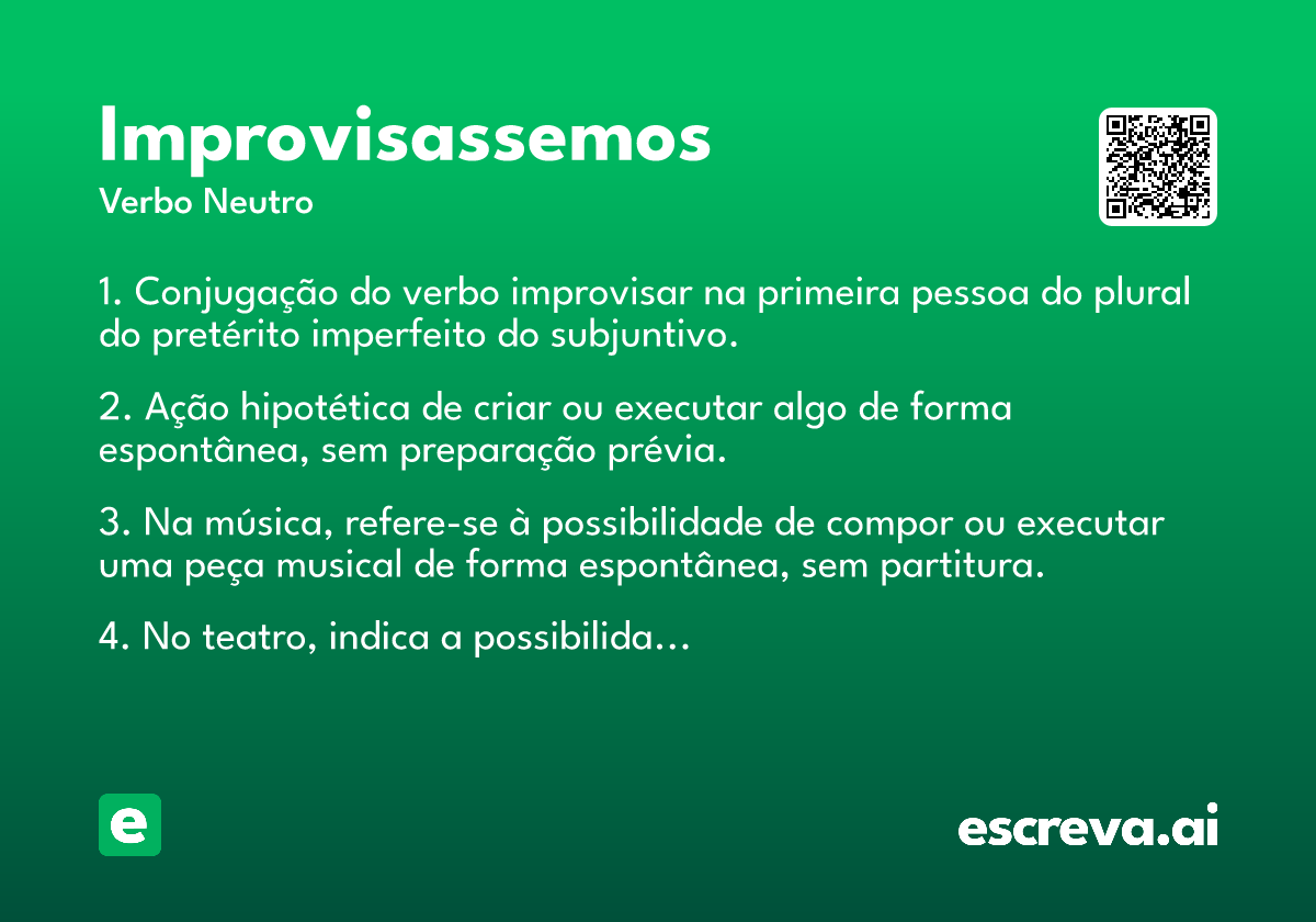 improvisassemos