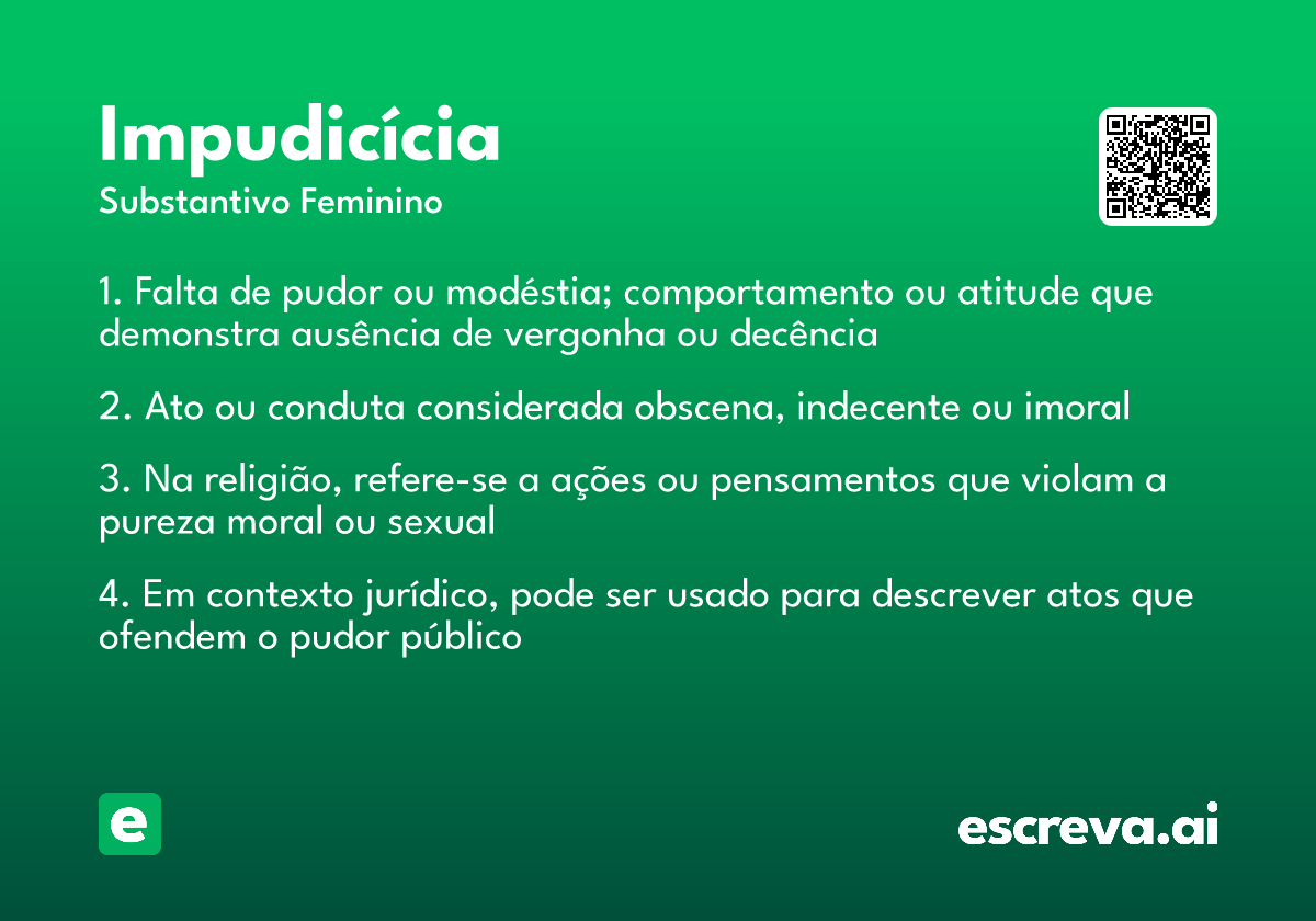 impudicícia