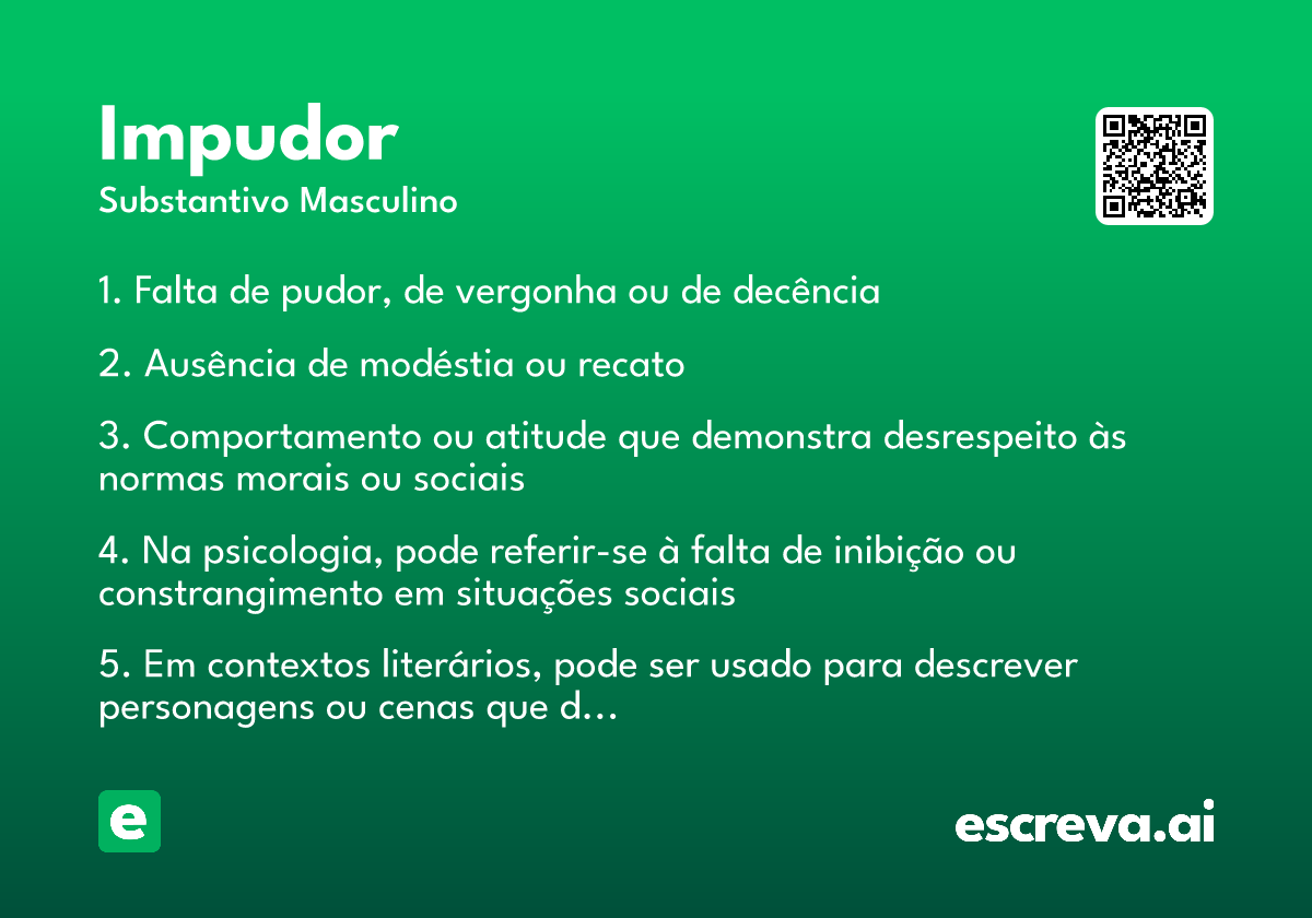impudor