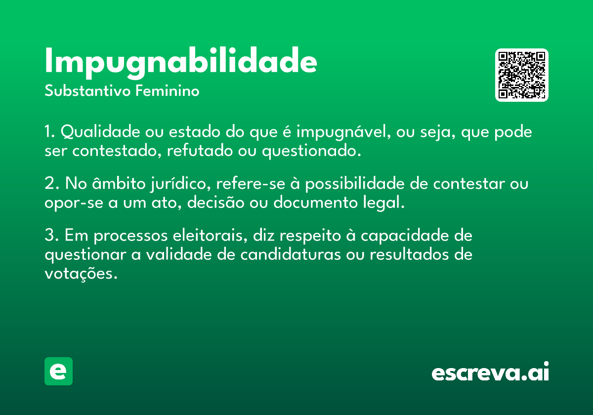 impugnabilidade