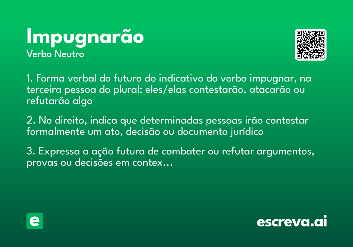 impugnarão