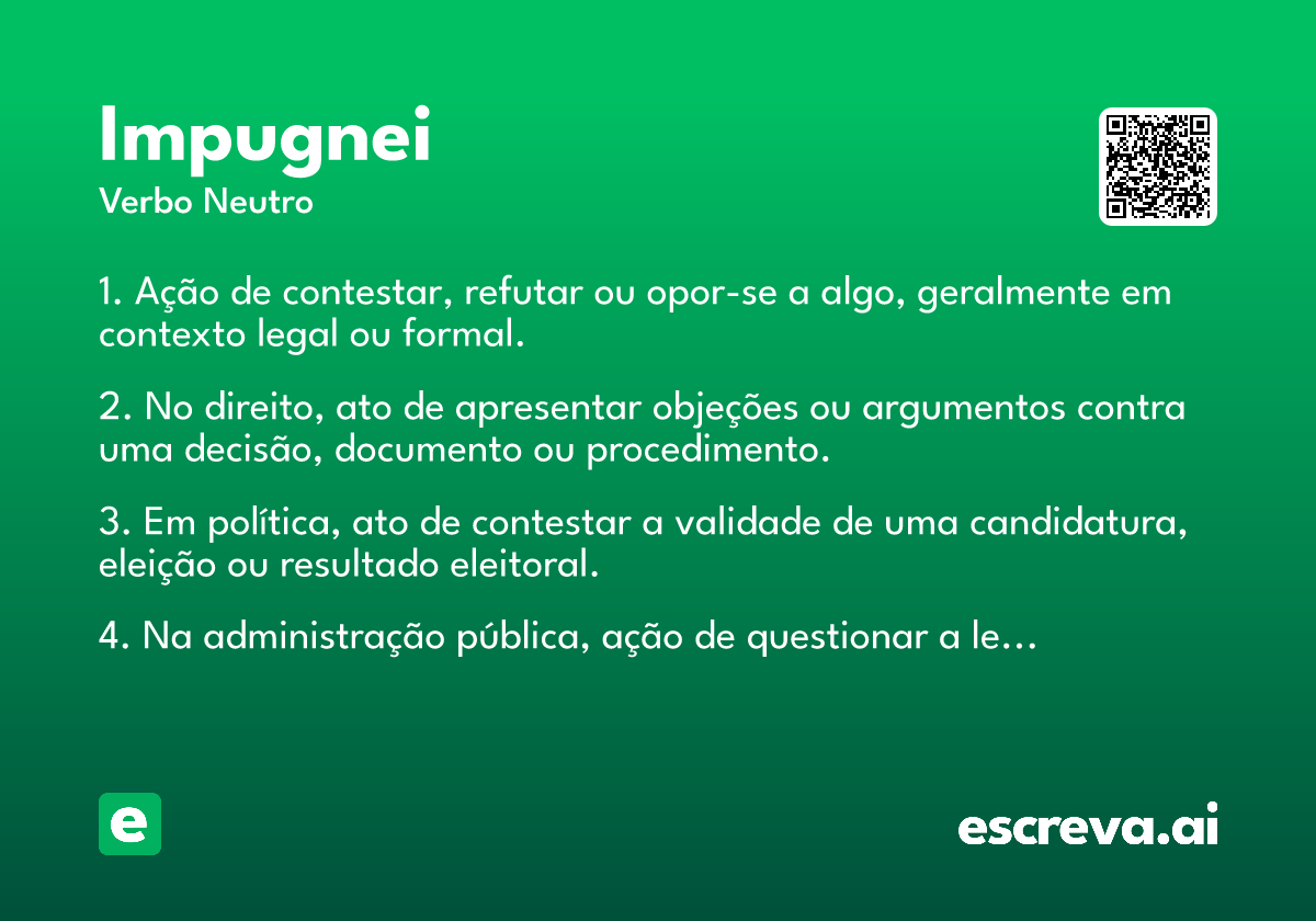 impugnei