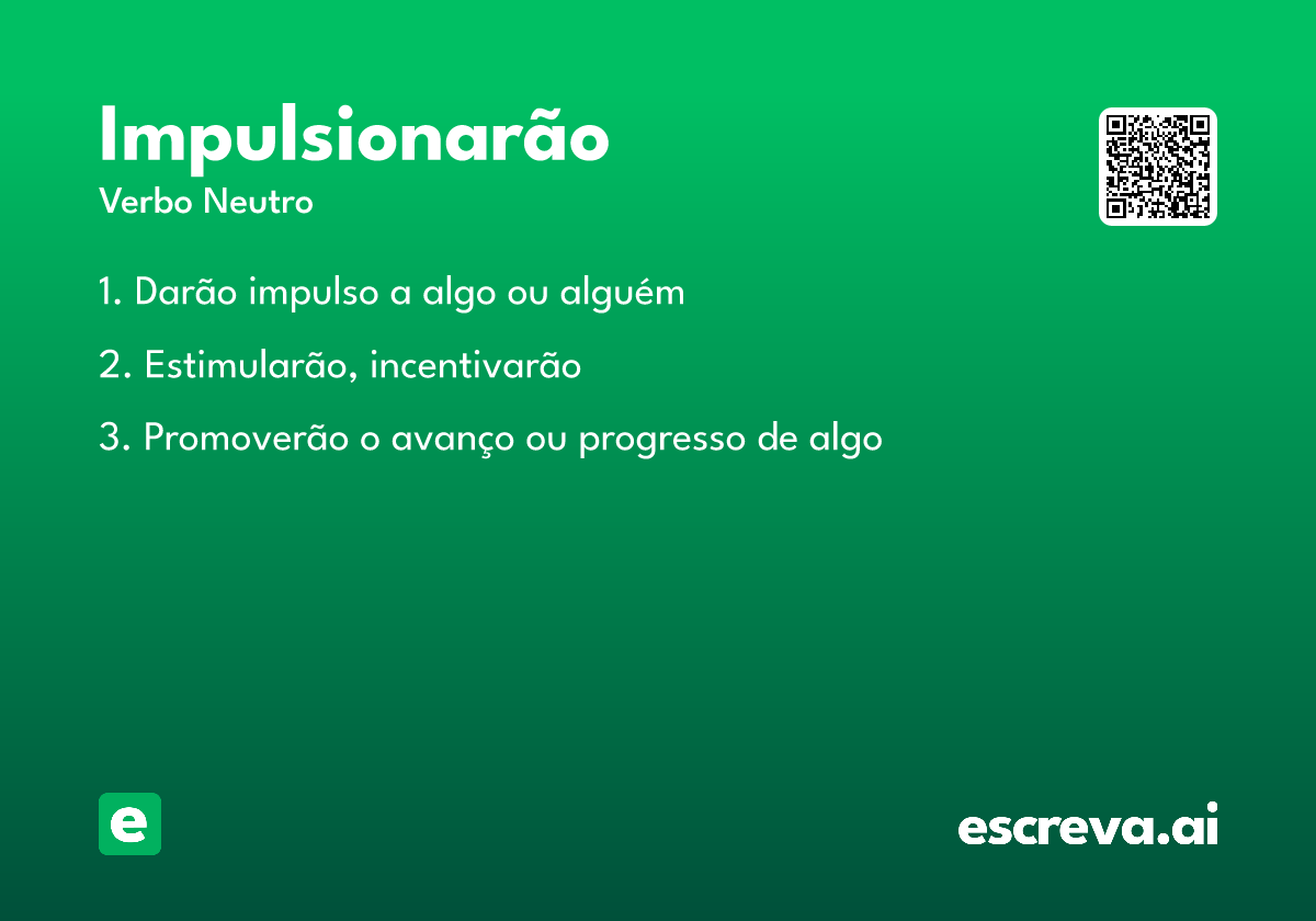 impulsionarão