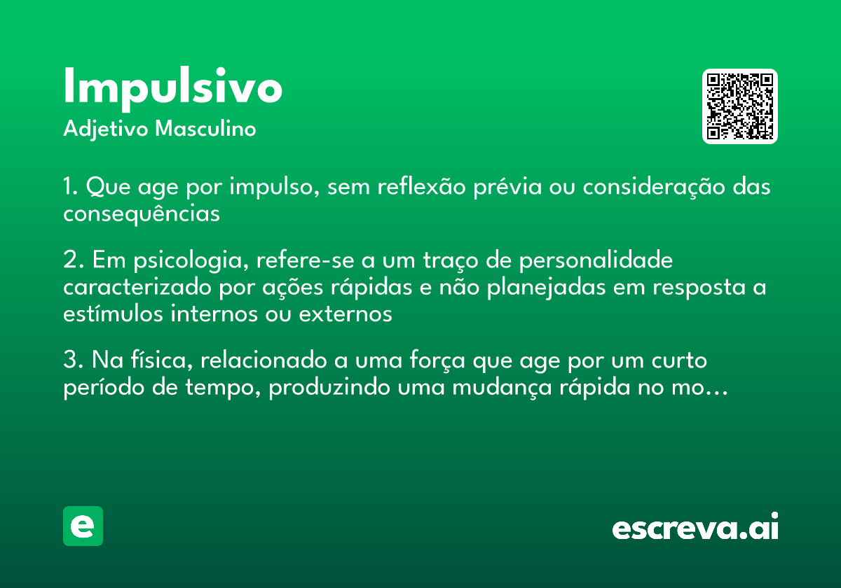 impulsivo