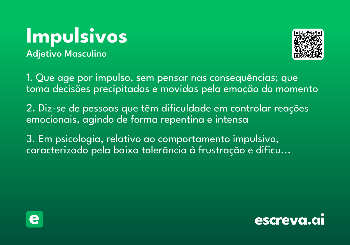 impulsivos