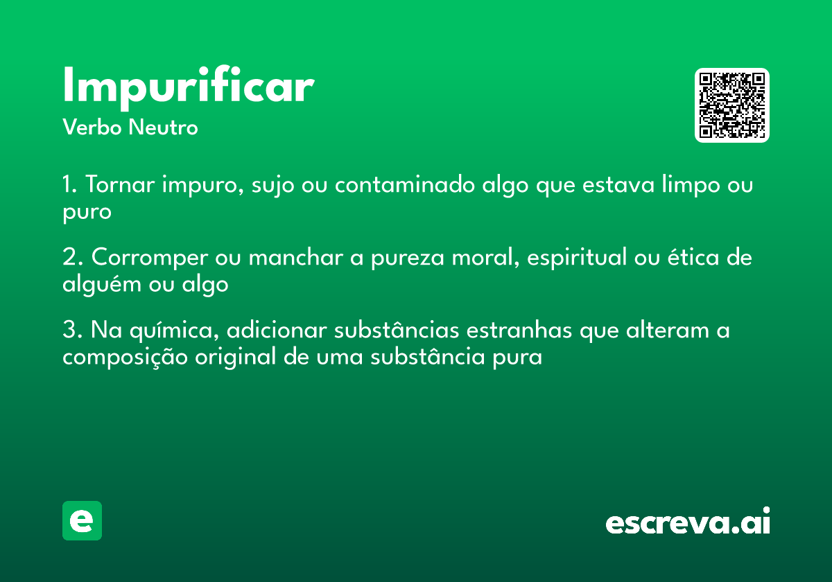impurificar