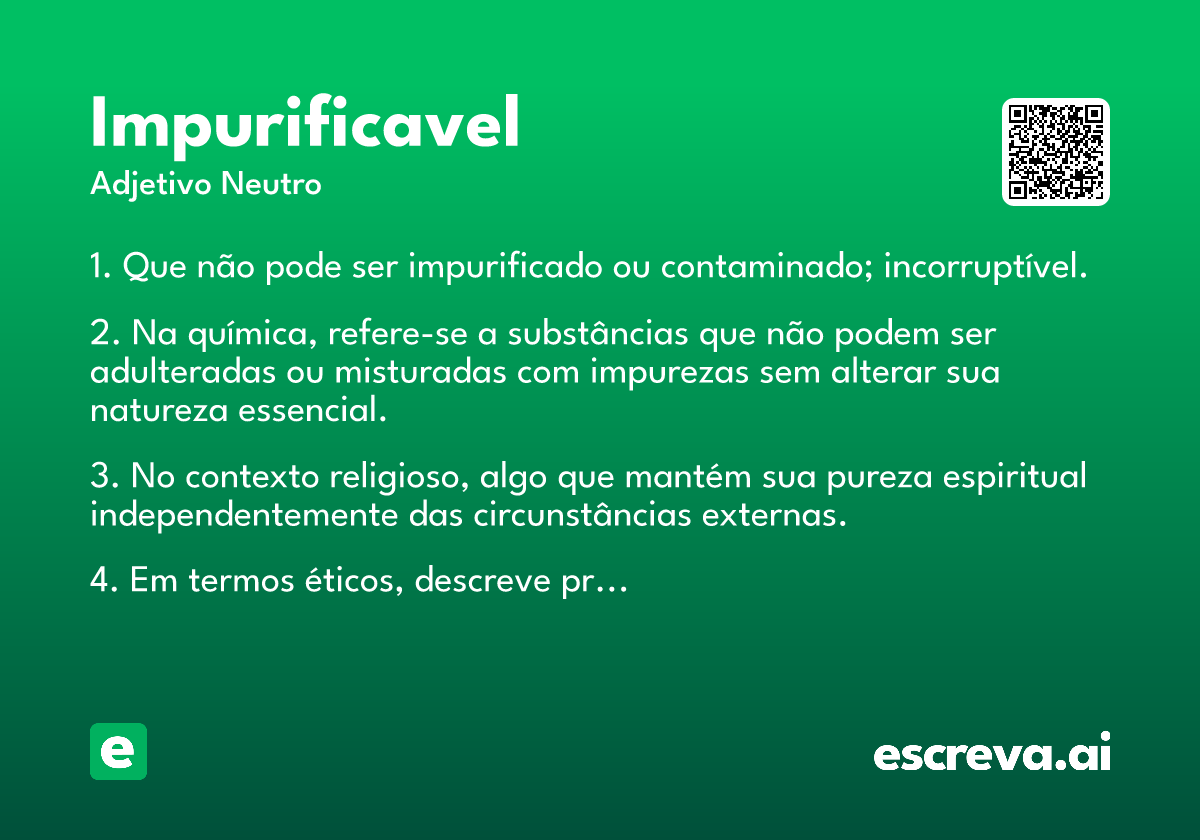 impurificavel