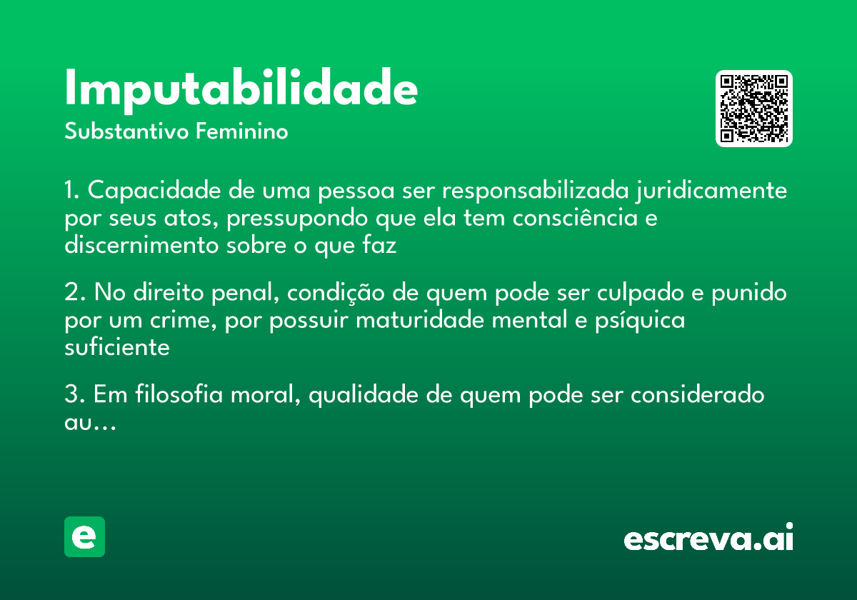 imputabilidade